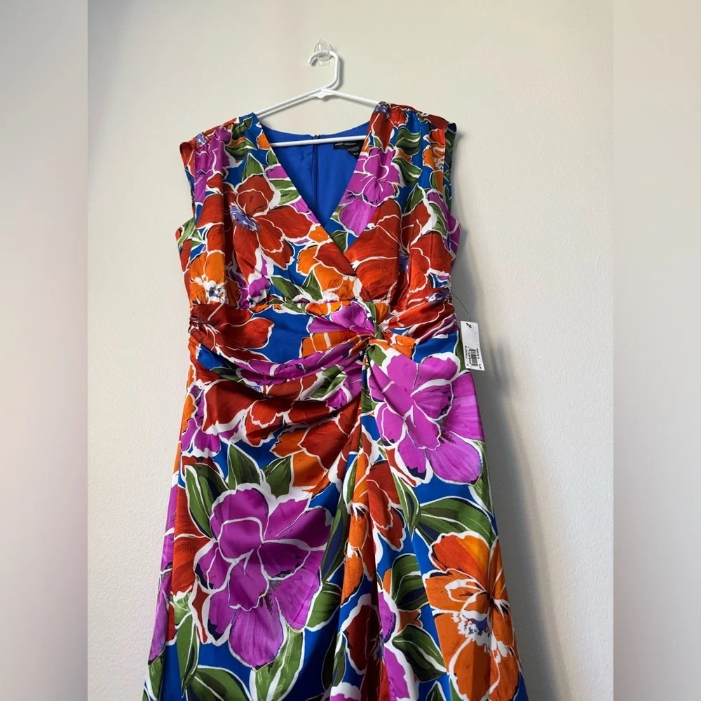 MaggyLondon dress multi-color new with tag, Size 10, NWT - Picture 3 of 12